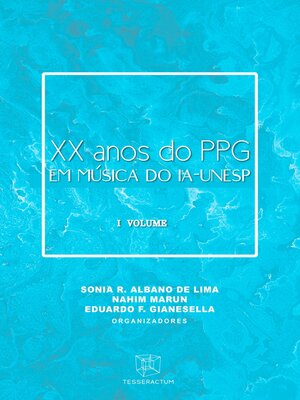 cover image of XX ANOS DO PPG EM MÚSICA DO IA-UNESP